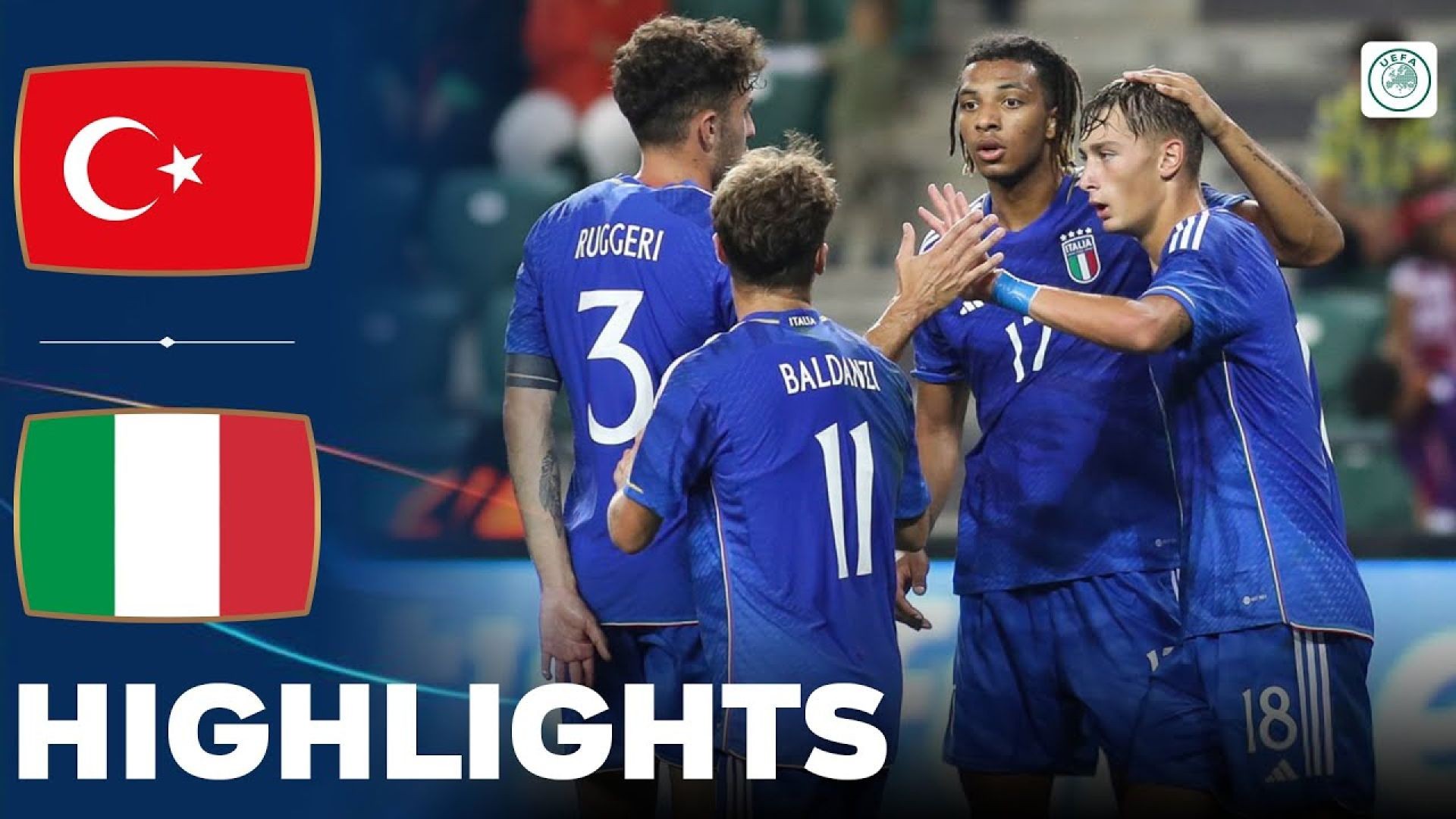 ⁣Italy vs. Turkey Match Highlights – UEFA