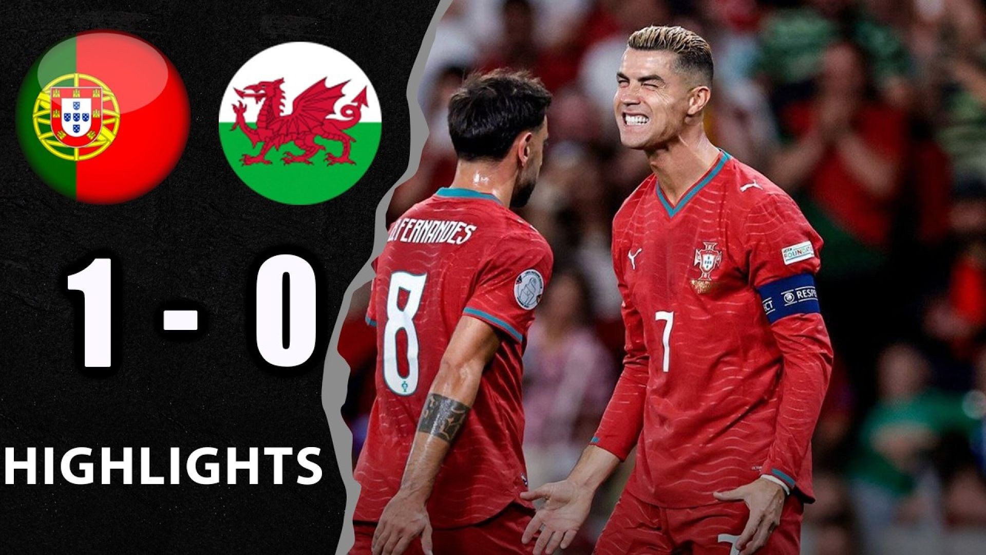 Portugal vs. Wales Match Highlights – UEFA
