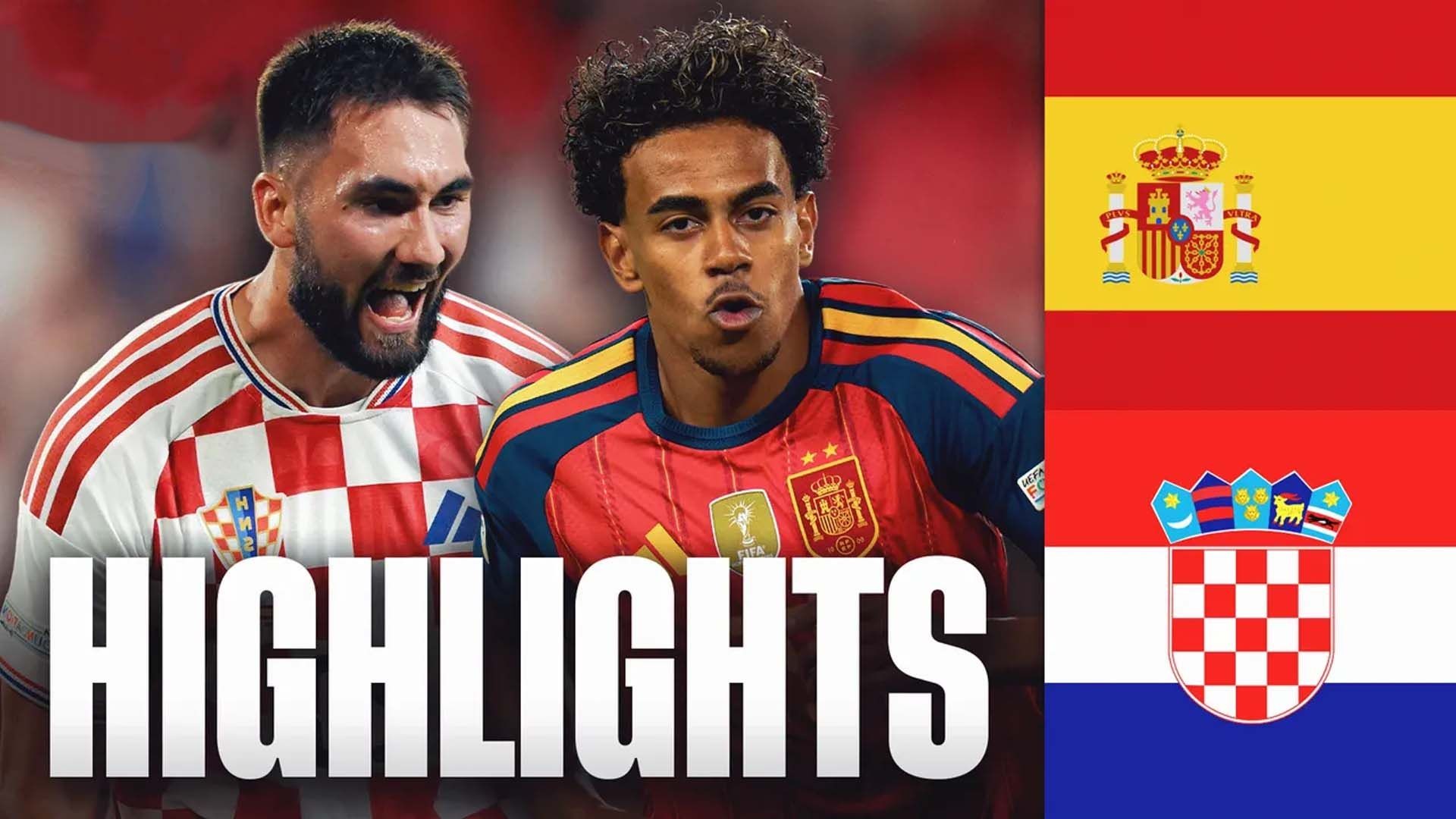 ⁣Spain vs. Croatia Match Highlights – UEFA