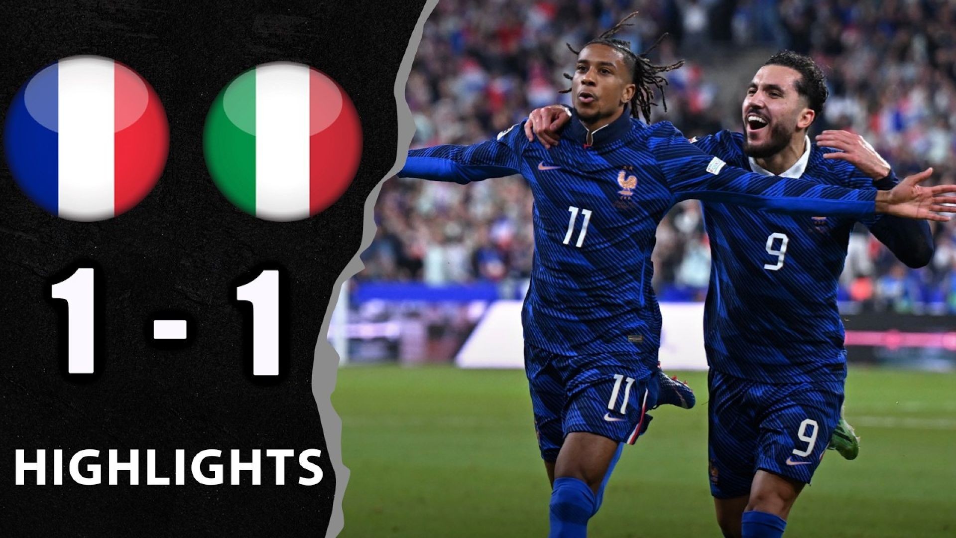 France vs. Italy Match Summary – UEFA